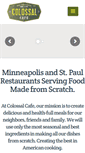 Mobile Screenshot of colossalcafe.com